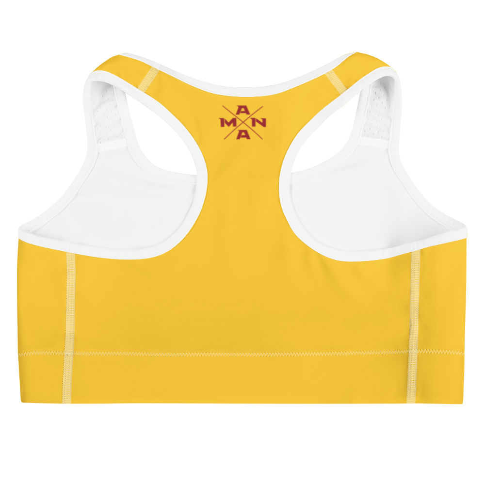 Sports bra yellow