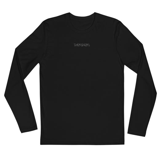 Fitted Long Sleeve Black