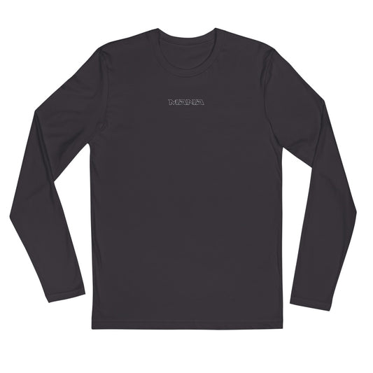 Fitted Long Sleeve Dark Gray