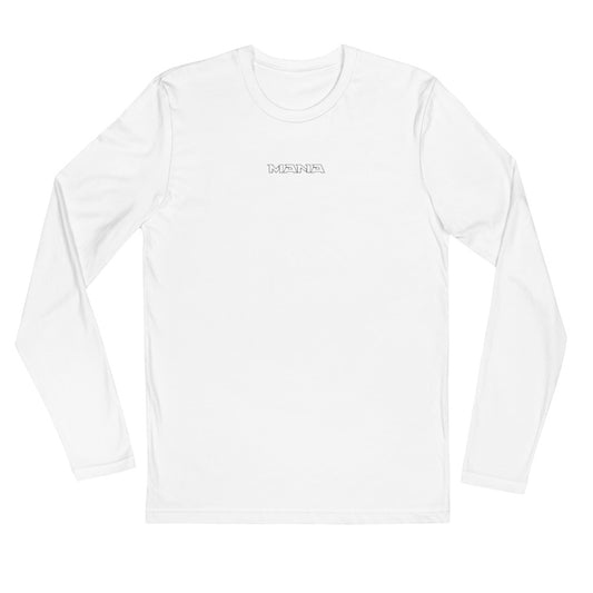 Fitted Long Sleeve White